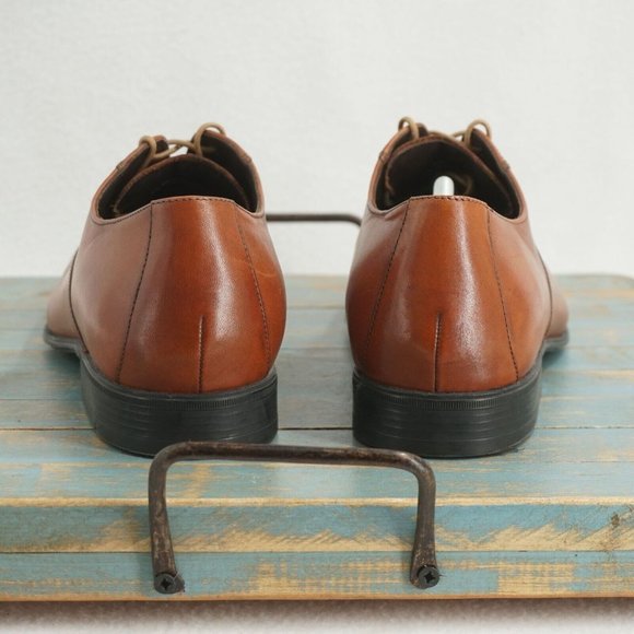 Cole Haan Air Mens Dress Shoes Oxfords Cap Toe Brown Leather Lace Up Size 13M main image 10